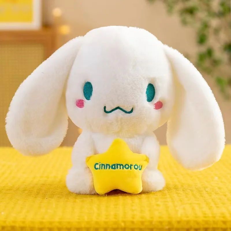 Play 25cm Sanrio Cartoon Kawali Kuromi KT My Melody Cinnamoroll Pillow Plush Pla - £31.33 GBP