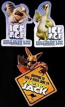 ICE AGE/KANGAROO JACK-3 PIN VHS/DVD RELEASE SET-RARE - £11.39 GBP