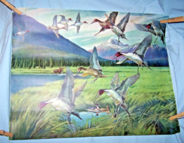 L. Darling Litho-Flying Ducks-20 by 16 inches - £11.06 GBP