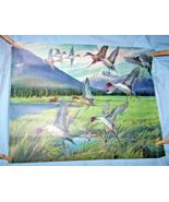 L. Darling Litho-Flying Ducks-20 by 16 inches - $15.00