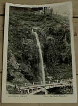 Vintage B&amp;W Photo Postcard, Victoria Falls, 1960, ACTUAL PHOTO POSTCARD - $1.97