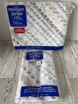 Vtg NEW Morgan Jones N0-IRON TWIN Fitted Sheet + 2 Pillow Cases USA Coun... - £22.13 GBP