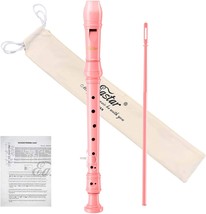 Ers-21Gp, Pink, School-Approved, Eastar Soprano Recorder, Fingering Chart. - $26.98