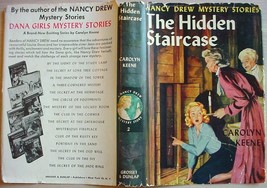 Nancy Drew THE HIDDEN STAIRCASE #2 hcdj 1954B-66 Carolyn Keene - $20.00