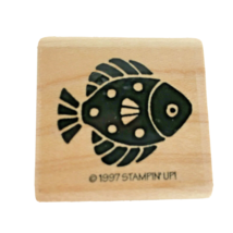 Stampin Up Fish Frolics Rubber Stamp Animal Beach Vacation Ocean Card Making Art - £2.99 GBP