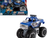 WWE Action Figure Vehicle WWE Wrekkin Slam Crusher Monster Truck with 8 ... - $91.99