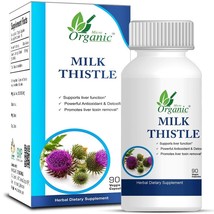 Milk Thistle Supplement for Liver Health, Cleanse Detox &amp; Repair Fatty L... - $19.01+