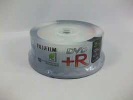 DVD+R Fujifilm Sealed Blank Discs 25 Pack 120 Mins 4.7 GB 1x-16x New Sealed - £12.08 GBP