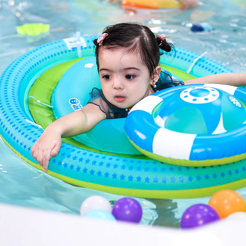Wim float baby pool float float inflatable swimming float ring toddler pool float for 6 thumb200