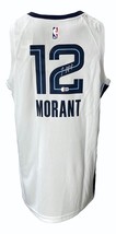 Ja Morant Signed Memphis Grizzlies White Nike Swingman Jersey BAS - £340.73 GBP