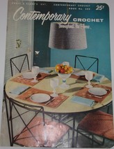 Vintage Coats &amp; Clark’s Contemporary Crochet Throughout The Home 1954 - $5.99