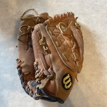 Wilson Leather Baseball Softball glove 12&quot; A9652 FP1 Catch Right &amp; Throw Left - £16.59 GBP
