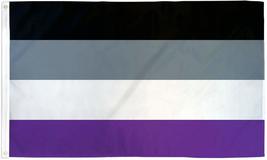 Flags Importer Asexual 3x5ft Poly Flag, Multi - £3.64 GBP