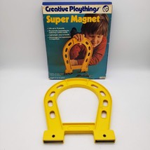 Vintage Creative Playthings Super Magnet 77450 w/Original Box Yellow 1970&#39;s - £11.06 GBP