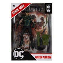 Mc Farlane Dc Green Arrow With Injustice 2 Comic Page Punchers 7&quot; Action Figure - $29.00