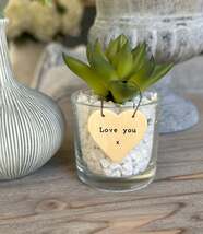 East of India little keepsake ribbon tag - Love You - $51.00 MXN