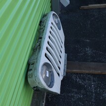 97-06 Chrysler Jeep Wrangler Grill Grille Gril Header Panel Radiator Support image 5