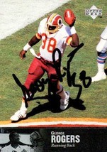George Rogers Signed Autographed Football Card - Washington - $15.00