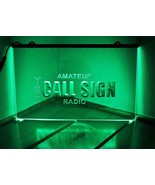 Amateur Call Sign Radio Illuminated LED Neon Sign Home Decor, Room Craft... - £20.77 GBP+