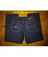 Pelle Marc Buchanan Hip Hop Urban Baggy Dark Navy Blue Denim Jeans Pants... - £35.76 GBP