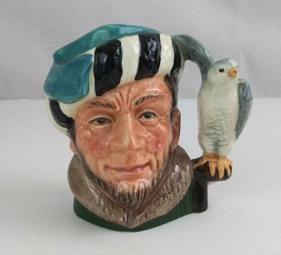 Vtg 1960s Royal Doulton The Falconer Bust Decorative Coffee Cup Made In England - £11.43 GBP