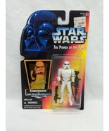 Star Wars The Power Of The Force Stormtrooper Blaster Rifle Action Figure  - $20.05