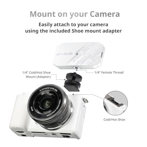 AVerMedia 4K60 HDMI Capture Card for DSLR, Camcorder, Action Camera, Low Latency Item image 8