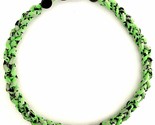 3 Rope Tornado Braided Baseball Softball Necklace 18&quot; 20&quot; Green Lime Cam... - $9.99