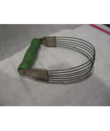 VTG Androck Wire Pastry Blender-Green Wood Handle-1929-USA - €9,44 EUR