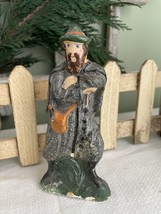 Vintage Nativity Shepherd Paper Mache 5” Tall Hand Painted Christmas Decoration - $20.00