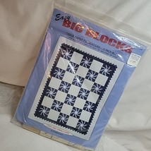 McCall's Easy Big Blocks Tissue Paper Foundations Circling Swallows Quilting - $11.08