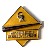 Colorado Rockies 2015 Silver Slugger Award CR Pin Arenado Gonzalez Baseb... - $17.76 CAD