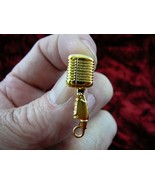 (M-8-A) SHURE 55SH Mic Microphone tac pin Jewelry 24k GOLD Plt classic m... - £15.58 GBP