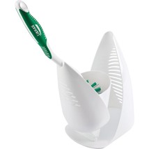 Toilet Bowl Brush and Caddy Libman 1022 17&quot; Premium Bathroom Cleaner White - $13.95