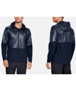 New Mens XL Under Armour NWT Swacket Jacket Black Wind Resistant Zipper ... - £147.30 GBP