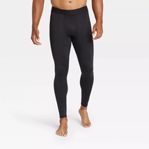 NWT Men&#39;s Heavyweight Thermal Pants - XXL 44-46&quot;  ALL IN MOTION Black Basewear - £14.12 GBP