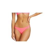 Billabong Sol Searcher Lowrider Swim Bikini Bottoms Full Coverage Pink S - £11.39 GBP