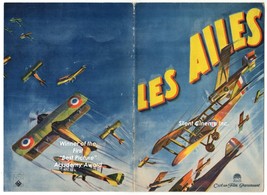 William A. Wellman&#39;s WINGS (1927) Original Release French Souvenir Book ... - £232.36 GBP