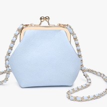 Cleo Coin Pouch Crossbody Clutch Baby Blue - £30.36 GBP