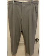 Izod Pants Mens Slacks Outdoors Lightweight Golf Golfer Chino 38x29 Gray - $20.78