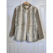 DEsprit Exclusively Styled by Dubrowsky and Perlbiner Faux Fur Toggle Co... - $69.30