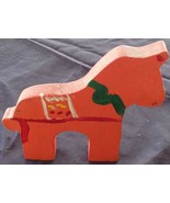 Cute Hand Painted Wooden Horse Figure – VGC –CUTE COLLECTIBLE WOODEN CRA... - $19.79