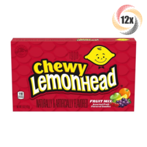 Full Box 12x Packs Chewy Lemonhead Fruit Mix Assorted Flavors Theater Candy 5oz - £25.70 GBP