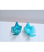Blue Birds with Berry Candle Holders /Open Salts - £19.78 GBP