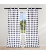 Simple Deluxe Buffalo Plaid Blackout Curtains Panels for Living Room, Be... - $33.82 CAD