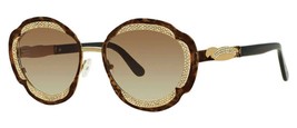 Caviar 6879 Sunglasses Women&#39;s Leopard Brown Gold C31 Authentic New - $285.95