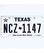  United States Texas Lone Star Passenger License Plate NCZ 1147 - $362.71 MXN