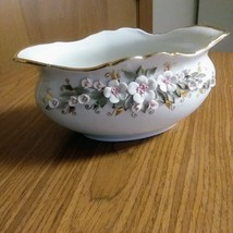 Gravy Boat Fenix Porcelain Hand Made Kislovodsk Russia Attached Delicate... - $25.60