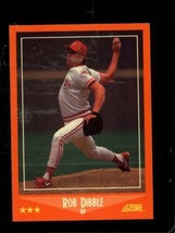 1988 Score Rookie Traded #86T Rob Dibble Nmmt (Rc) Reds Nicely Centered - £4.27 GBP