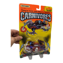 Vintage 1994 Matchbox CARNIVORES &#39;Iron Claw&#39; Action Figure, FACTORY SEALED! - £15.98 GBP